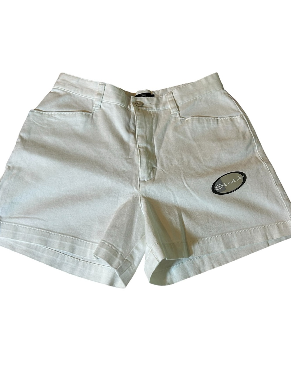 Lee White Khakis Stretch Shorts 🆕